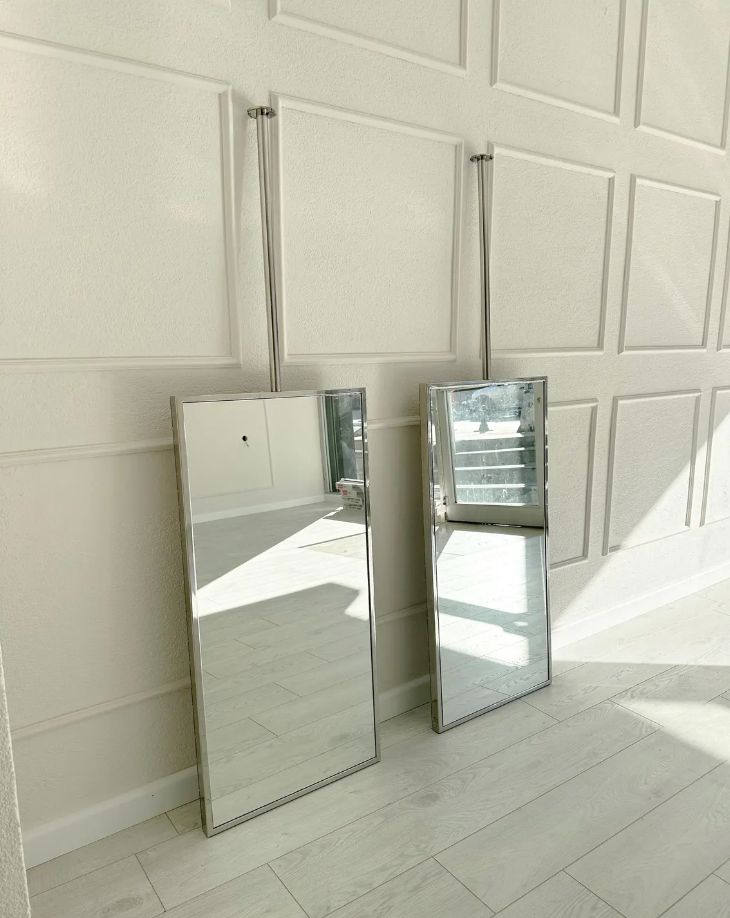 CUSTOM- MAJORCA X - Ceiling Suspended Mounted NO-LED Mirror