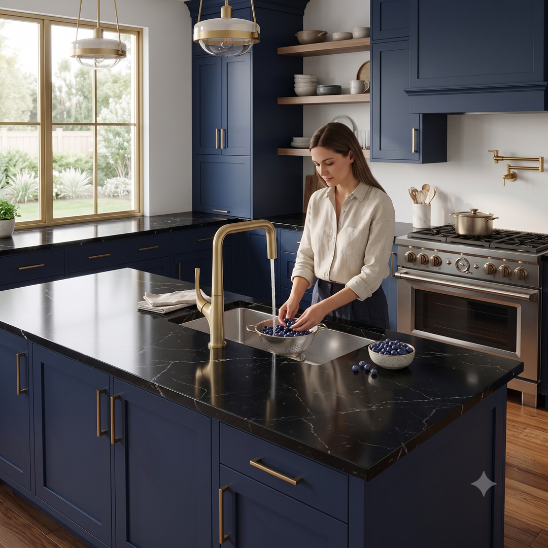 Marcelo- Italian Design dual pull spray kitchen faucet