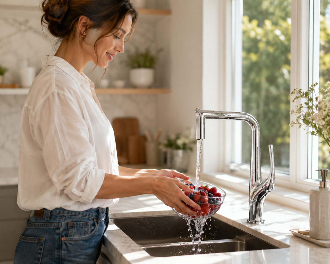 Marcelo- Italian Design dual pull spray kitchen faucet
