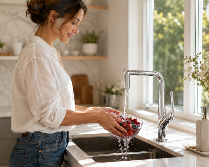 Marcelo- Italian Design dual pull spray kitchen faucet