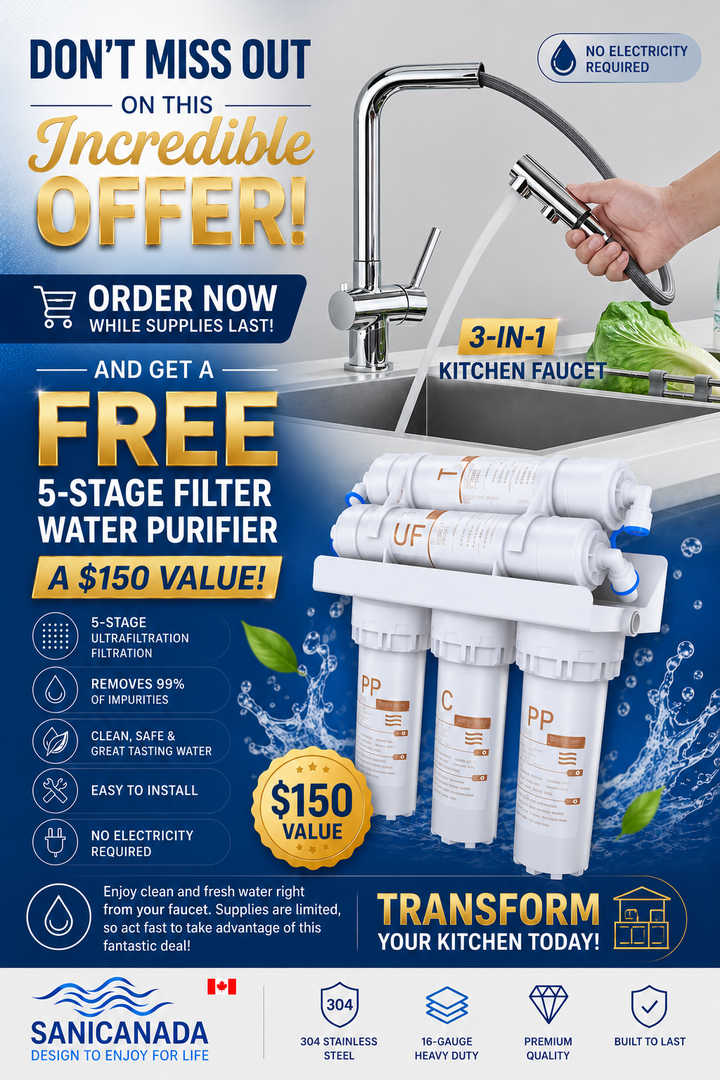 Norway-2 Way Dual function Kitchen and Reverse Osmosis water filter with pull out spray faucet