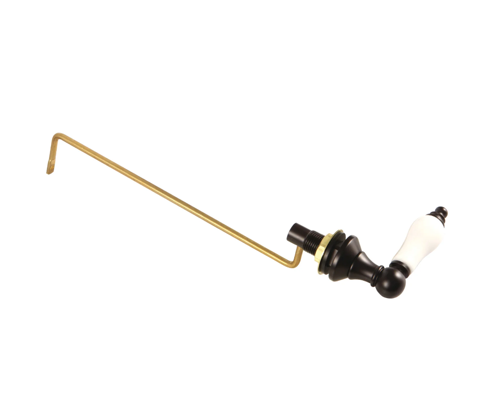 Victorian Brushed gold Toilet Trip Side Lever