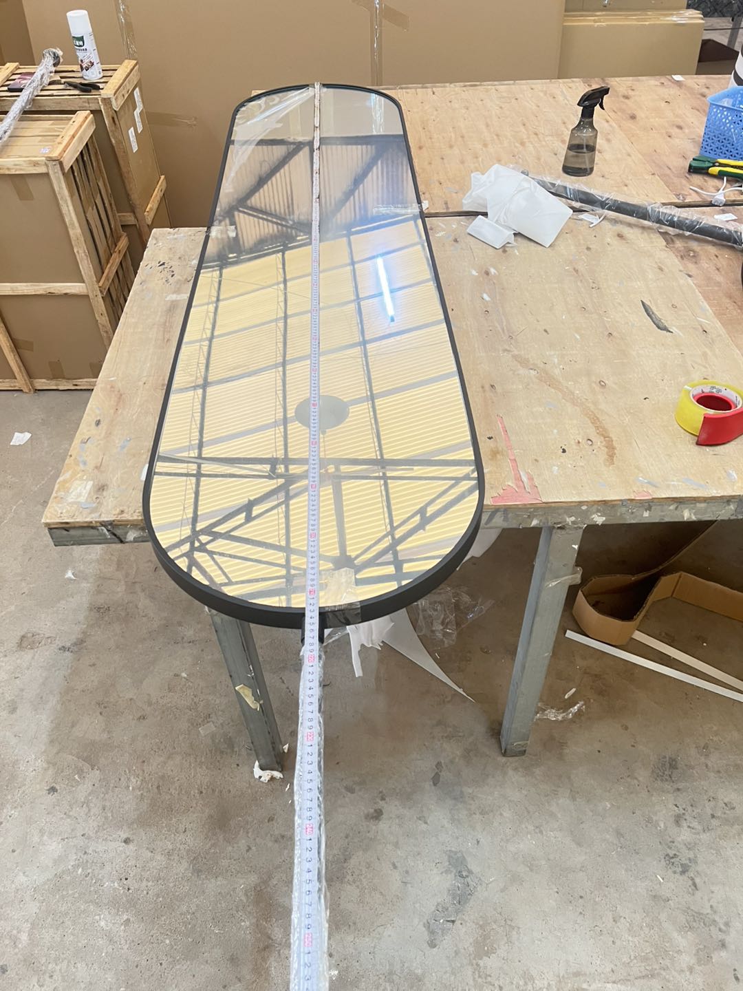 Constantin- Ceiling - Floor standing 2 side mirrors no LED