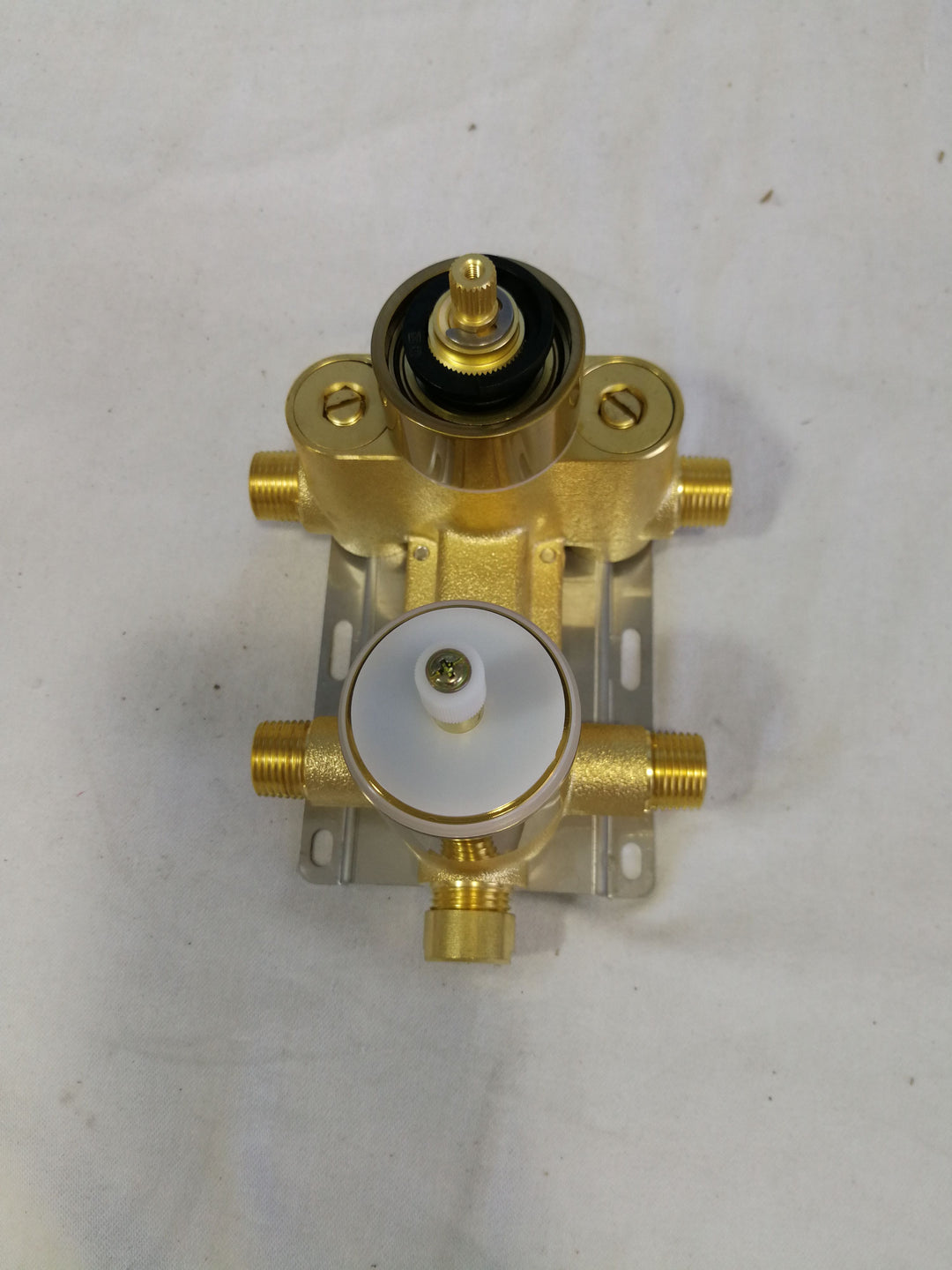 Round Black 2 Way Thermostatic Shower Kit
