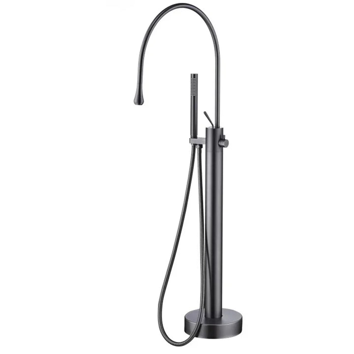 Savage Bathtub Faucets Cold and Hot Shower Set with High Quality and High Texture Bathtub Edge Floor Standing Faucet Bathroom