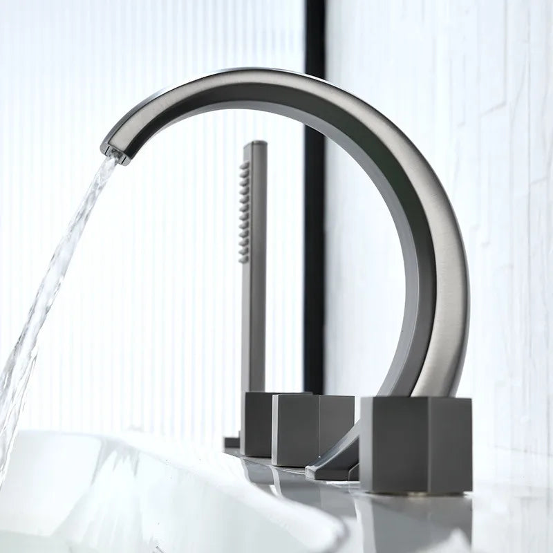 Balboa- 5 holes deck mounted bathtub filler faucet