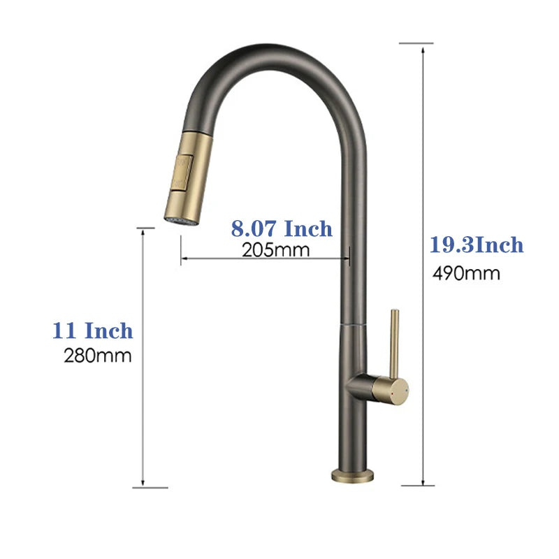 Sony-Tall Kitchen Island faucet