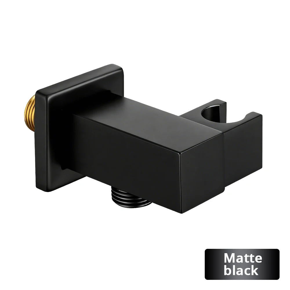 Handheld Shower Holder Bracket Gold Small Portable Wall-Mounted Polished Brass For Bathroom Hardware
