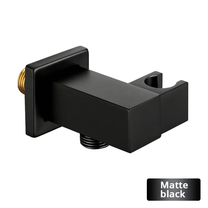 Handheld Shower Holder Bracket Gold Small Portable Wall-Mounted Polished Brass For Bathroom Hardware