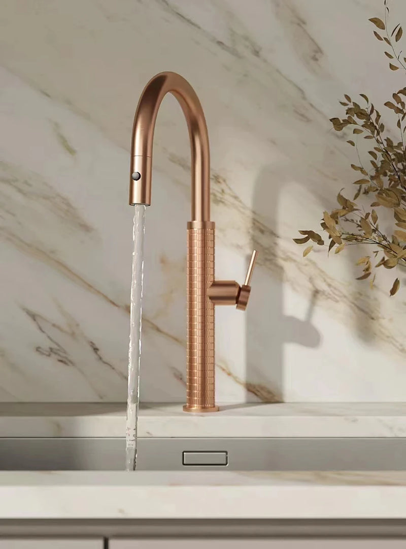 Copper 2024 kitchen faucet