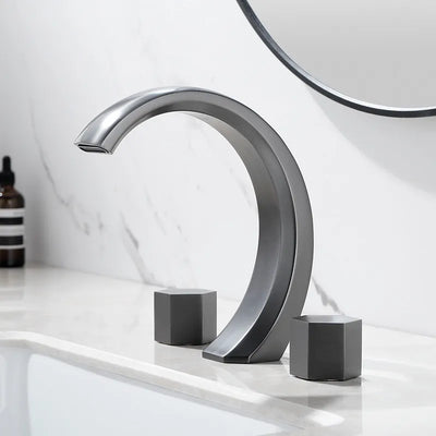Balboa-New 2024 modern 8" inch wide spread bathroom faucet