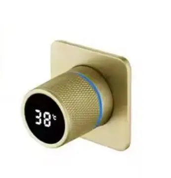 Digital hot and cold square Shower Mixer one way Valve Solid Brass Shower Faucet or bidet Control Wall Mounted hot and cold Mixer Valve
