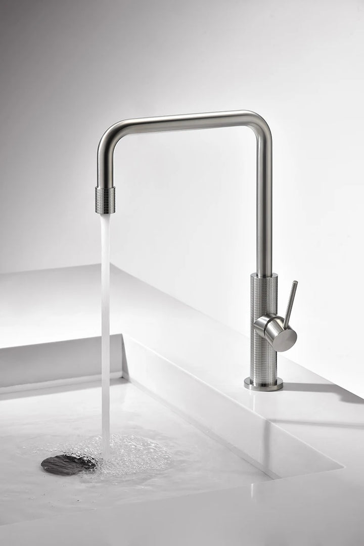 KODO-Brushed Rose Gold/Brushed Gold Kitchen Sink Faucet 304 Stainless Steel 360 Rotation Hot & Cold Sink Mixer Kitchen Faucet
