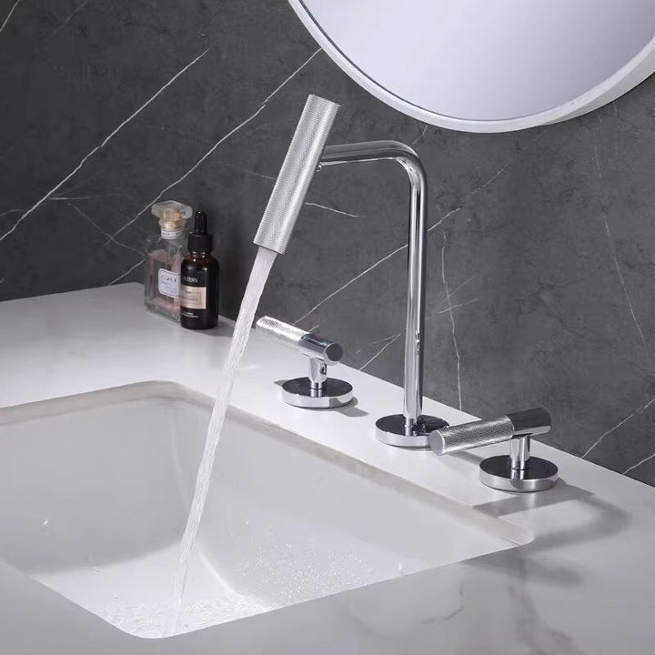 Rio-New 2023 Brushed Gold 8" Inch wide spread faucet