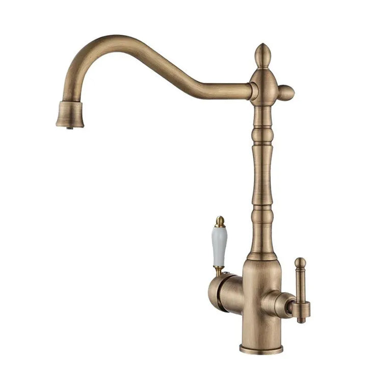 Marie - French Brass Kitchen three in one pure Water Faucet