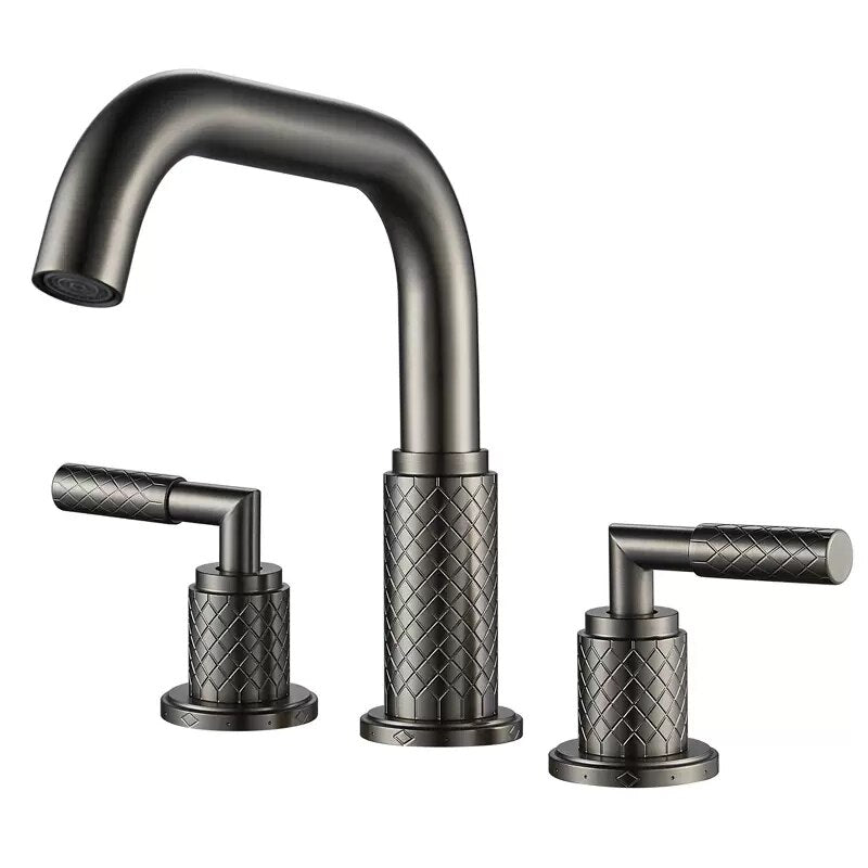 Basel- 8" inch wide spread bathroom faucet