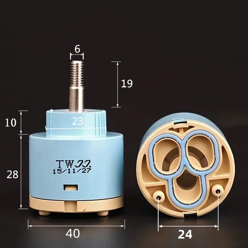 Tap Mixing High Spool Valve 25mm/35mm/40mm Faucet Accessories Ceramic Cartridge Faucet Cartridge Mixer Kitchen Bath Basin Shower