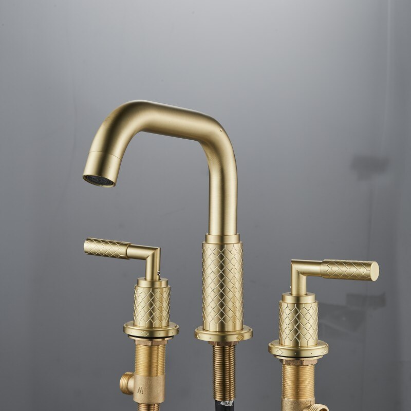 New Nordic design 2023 8" inch wide spread bathroom faucet