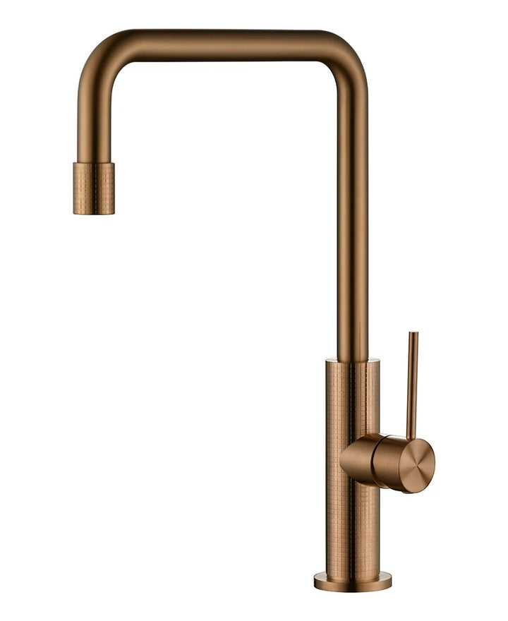 KODO-Brushed Rose Gold/Brushed Gold Kitchen Sink Faucet 304 Stainless Steel 360 Rotation Hot & Cold Sink Mixer Kitchen Faucet