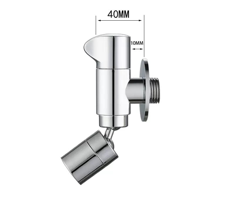 Chrome -Grey Gun Outdoor Pool Beach Wall Mounted Mini Shower Faucet