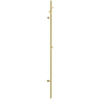 Gold polished brass tree design brass wall mounted electric towel warmer