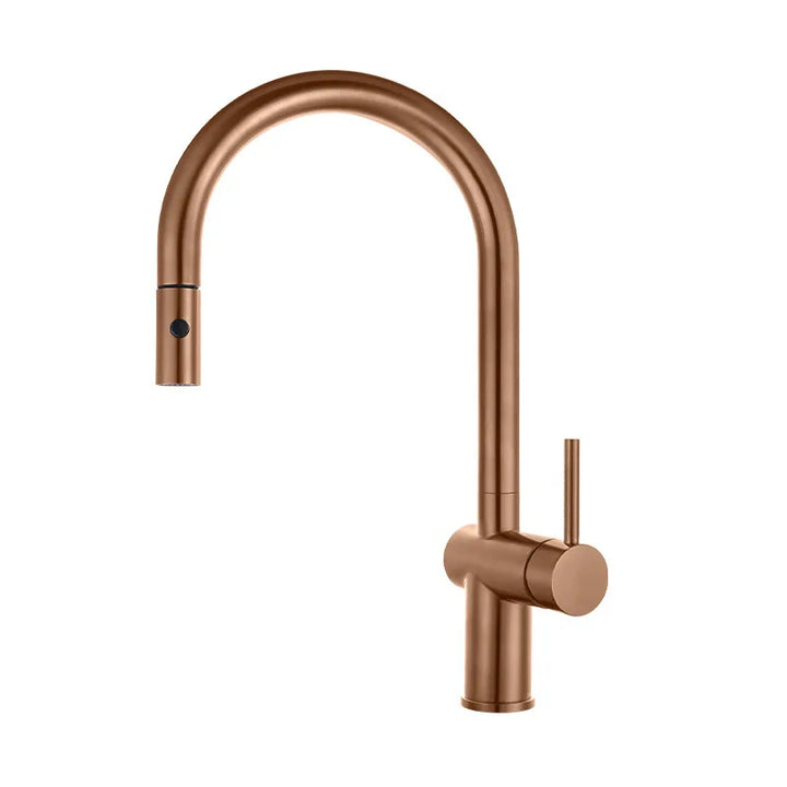 Excalibur II- Modern clean simple but sleek  Retractable Dual Sprayer Kitchen Faucet