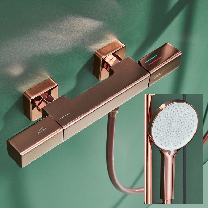 New 2023 Nordic design Exposed slide bar thermostatic shower