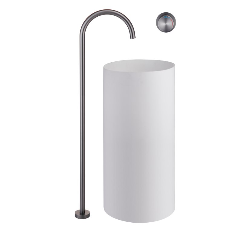 New Nordic Design Freestanding Tall Vessel Sink Faucet