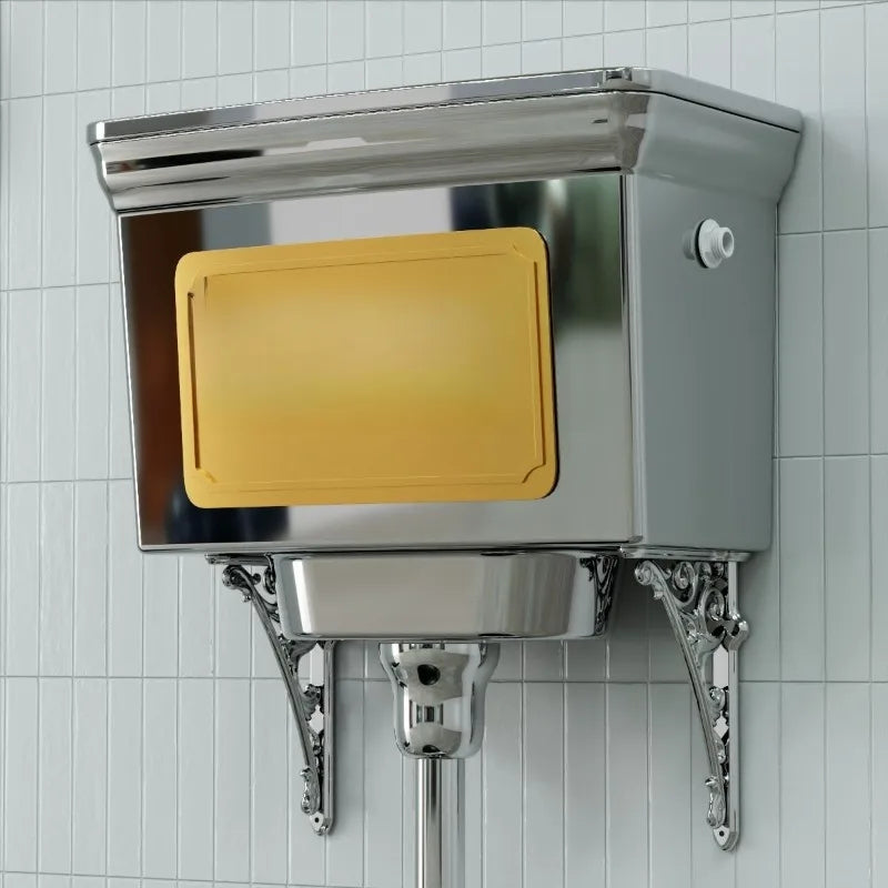 Victorian Retro industrial wind metal electroplating high water tank toilet toilet toilet