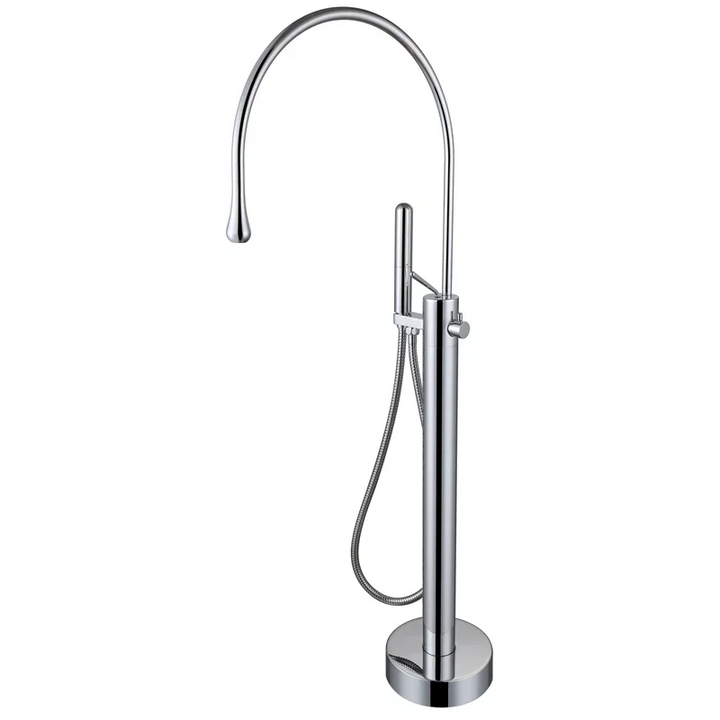 Savage Bathtub Faucets Cold and Hot Shower Set with High Quality and High Texture Bathtub Edge Floor Standing Faucet Bathroom