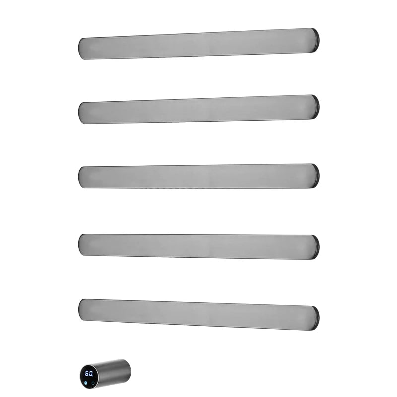 Sleek CleanDesign Electric Heated Towel Rails Bathroom Smart Control Towel Dryer  SS304 Hidden Wire 110V CSA