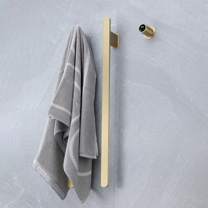 Elemento- Towel Warmer Hidden Wires Electric Heated Towel Rail Temperature Time Control Bath Electric Towel Rack