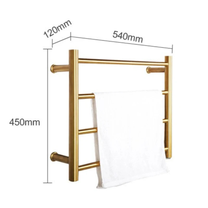 Intelligent Quick Drying Electric Towel Rack Constant Temperature Waterproof Sturdy Durable Towel Warmer Bathroom Fixture