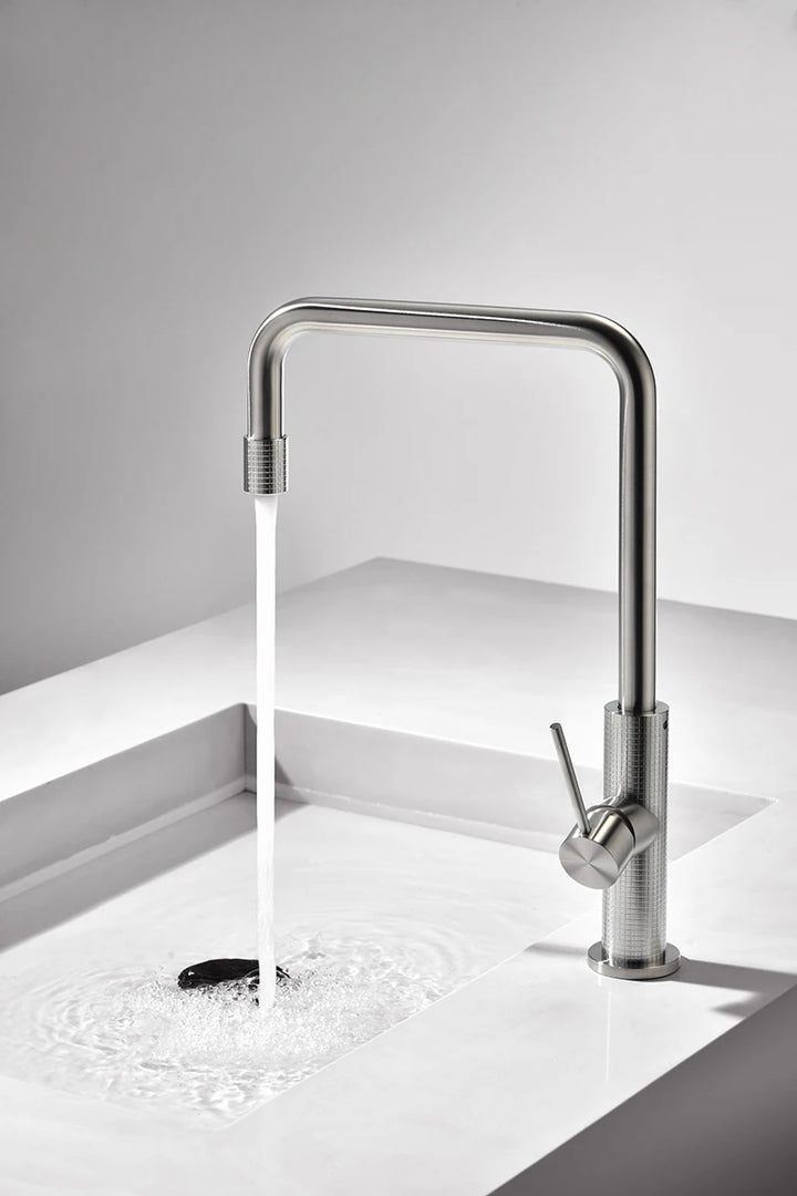 KODO-Brushed Rose Gold/Brushed Gold Kitchen Sink Faucet 304 Stainless Steel 360 Rotation Hot & Cold Sink Mixer Kitchen Faucet