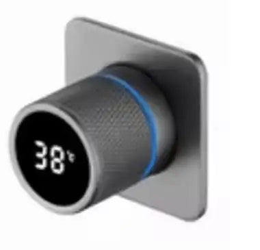 Digital hot and cold square Shower Mixer one way Valve Solid Brass Shower Faucet or bidet Control Wall Mounted hot and cold Mixer Valve