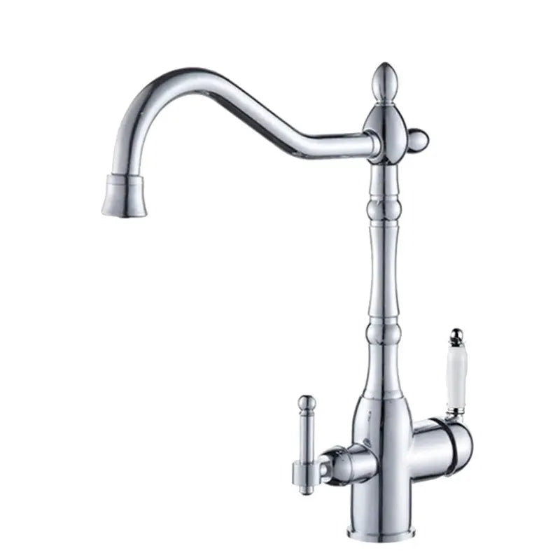 Marie - French Brass Kitchen three in one pure Water Faucet