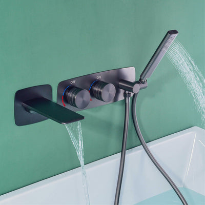 New Nordic design wall mounted bathtub filler faucet set