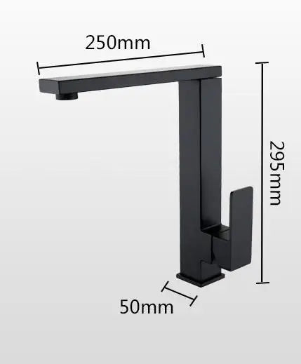 Black Bar stainless steel single hole faucet