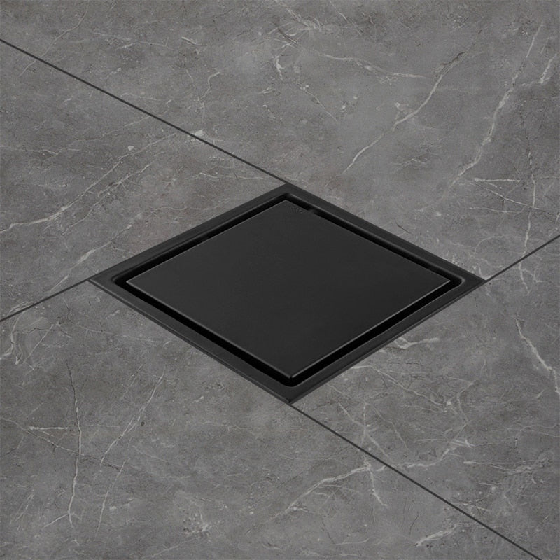 Square shower drain stainless steel with PVC or ABS adapter set