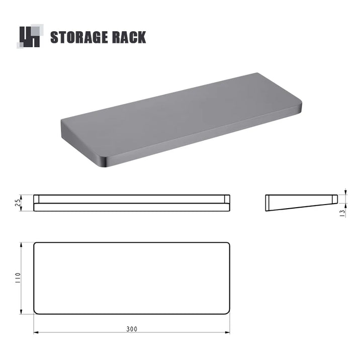Gunmetal Stainless Steel Bathroom Hardware Towel Rack Toilet Paper Holder,Toilet Brush,Robe Hook Towel Bar Holder Grey Stainless