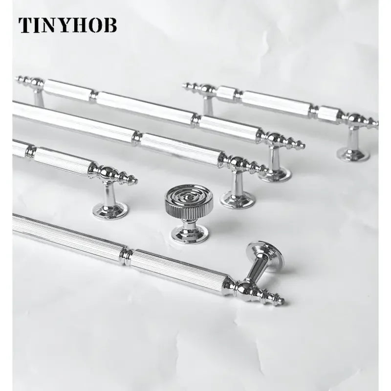 Vertical Grain/Line Design Solid Brass Knobs T Bar Handles Drawer Pulls Kitchen Cabinet Knobs and Handles luxury Hardware