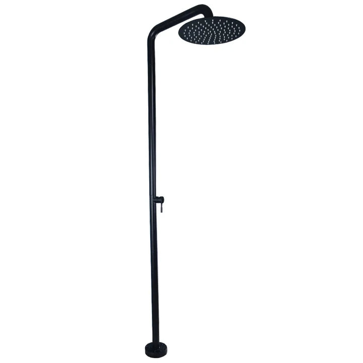 Modern Black Freestanding Floor Mounted Bathtub Faucet with Handheld Shower