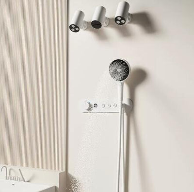 New Nordic Design Round 3 Rain head showers 4 way functions diverter thermostatic shower kit