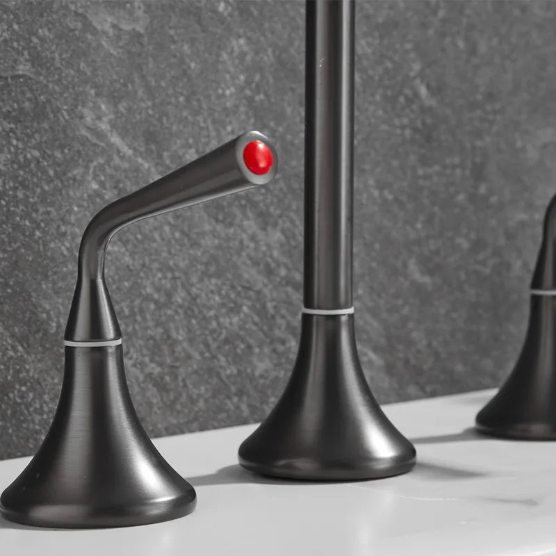 Tear drop 5 holes deck mounted bathtub filler faucet