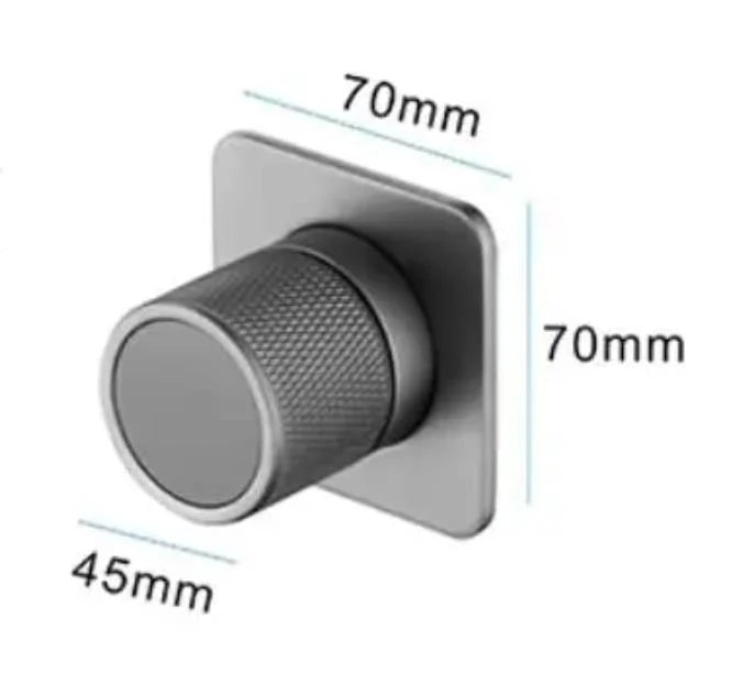 Digital hot and cold square Shower Mixer one way Valve Solid Brass Shower Faucet or bidet Control Wall Mounted hot and cold Mixer Valve