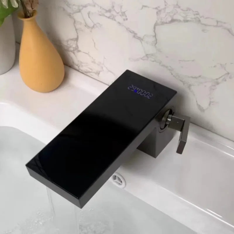 New techno-Single hole digital bathroom faucet