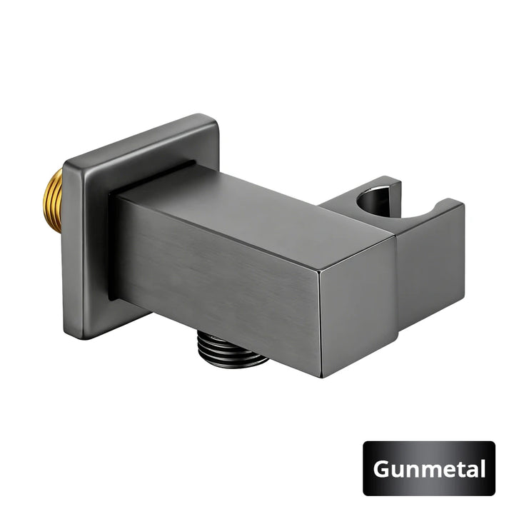 Handheld Shower Holder Bracket Gold Small Portable Wall-Mounted Polished Brass For Bathroom Hardware