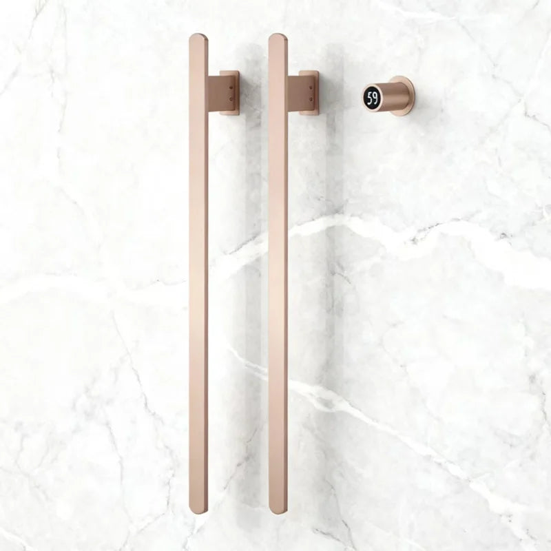 Elemento- Towel Warmer Hidden Wires Electric Heated Towel Rail Temperature Time Control Bath Electric Towel Rack