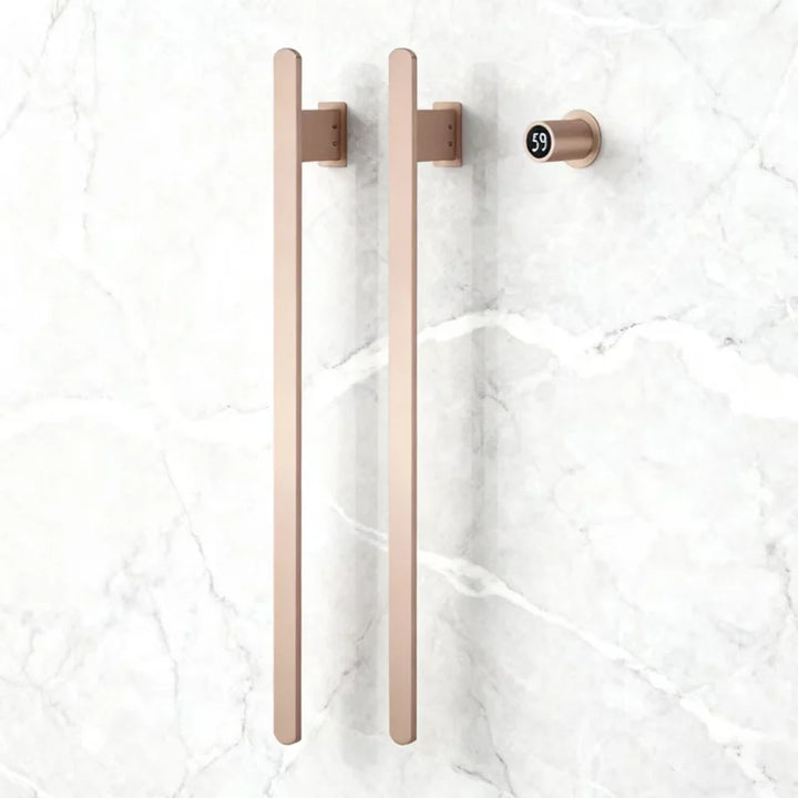 Elemento- Towel Warmer Hidden Wires Electric Heated Towel Rail Temperature Time Control Bath Electric Towel Rack
