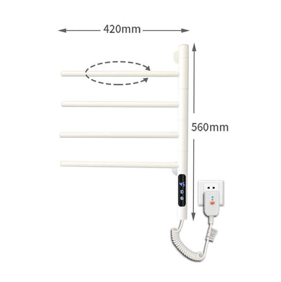 Smart Wifi Digital Display Temperature Adjustable Rotary Electric towel warmer